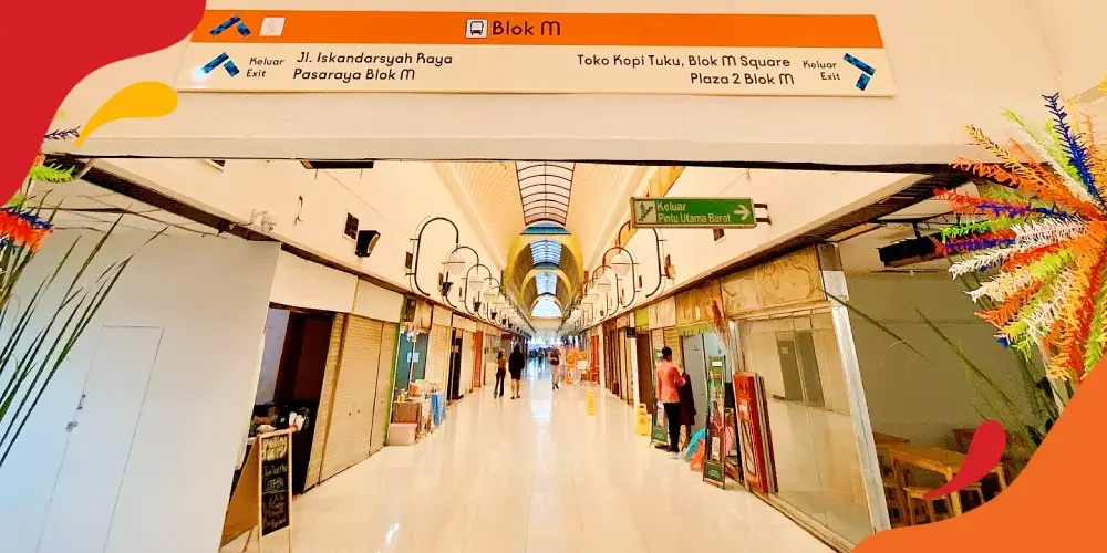 suasana tenant blok m hub